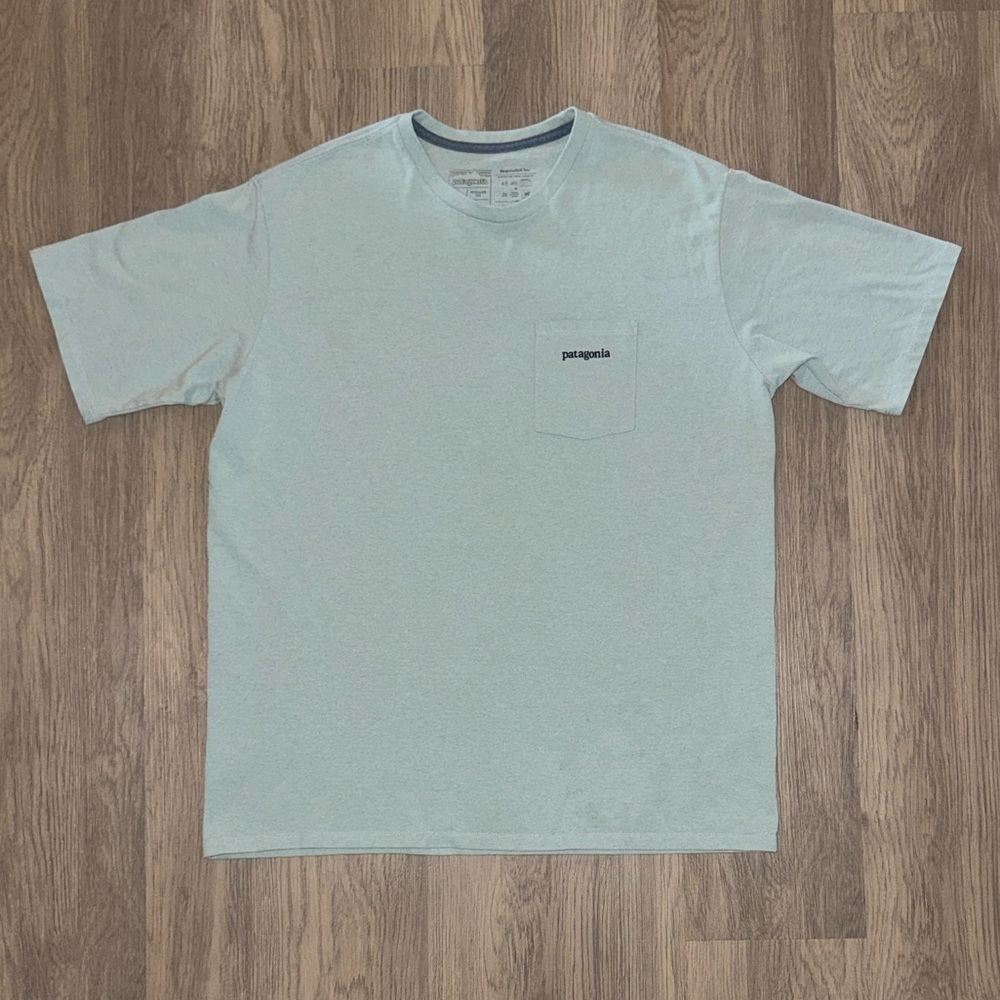 Patagonia Men's Mint Green Short Sleeve Tee